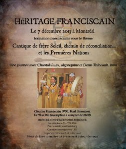 Affiche Héritage Franciscain déc 2013