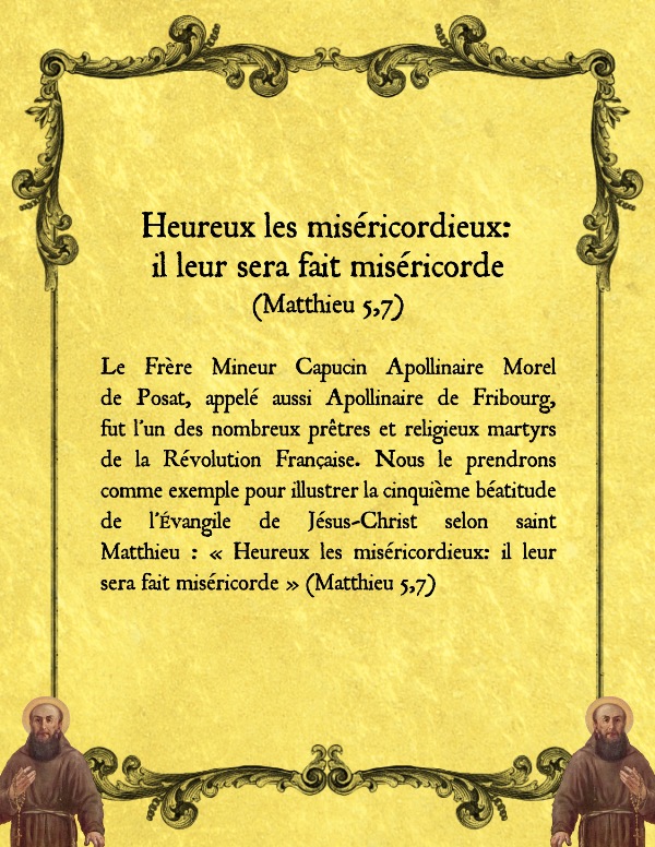 Heureux les miséricordieux