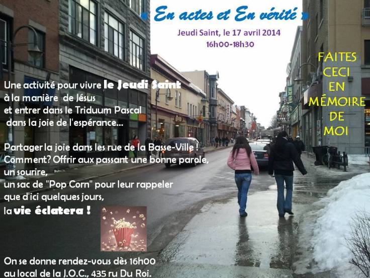 Jeudi Saint 2014