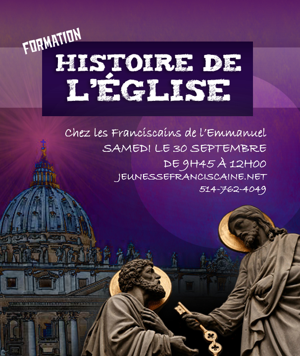 Histoire de l'Église affiche 30 sept