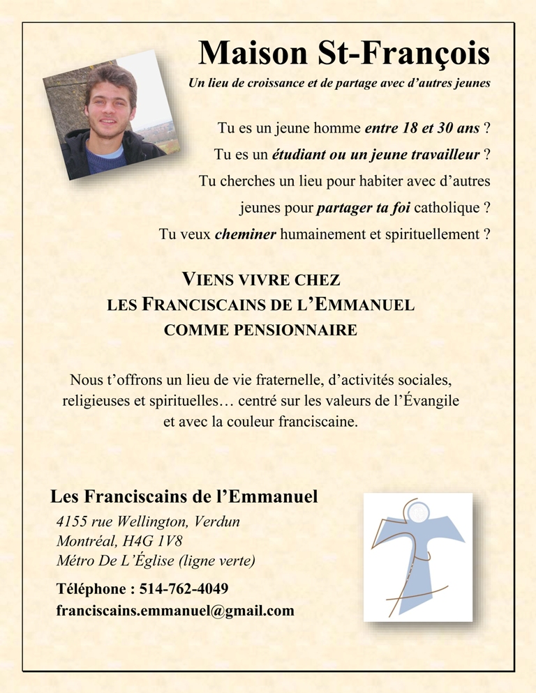 Maison St-François (affiche octobre 2017)