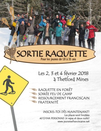 AFFICHE SORTIE RAQUETTE 2018