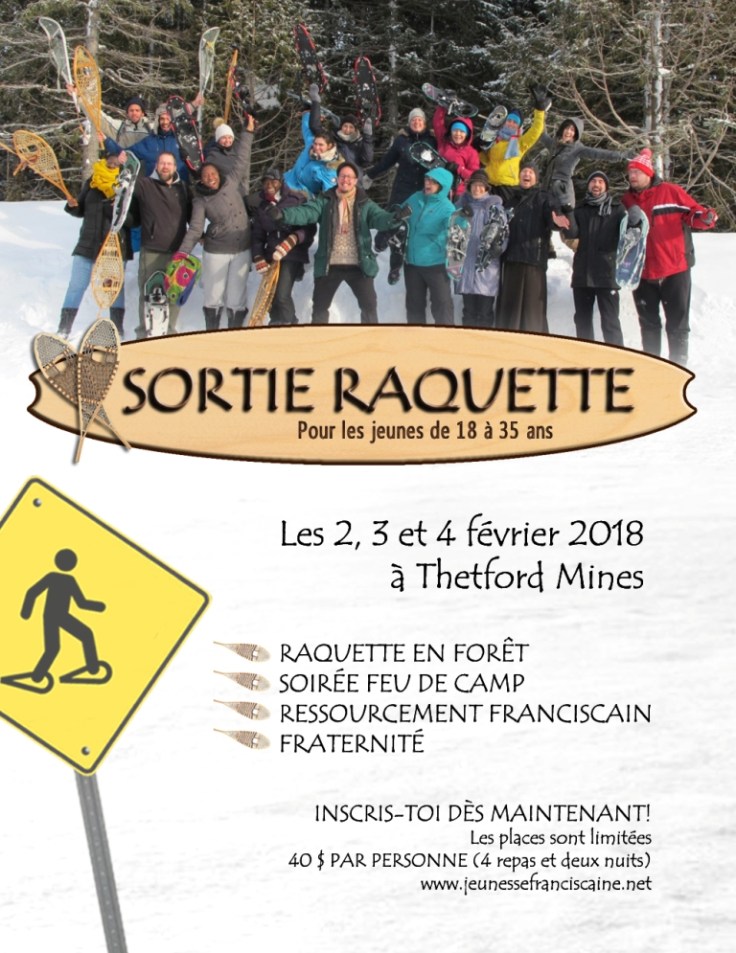 AFFICHE SORTIE RAQUETTE 2018