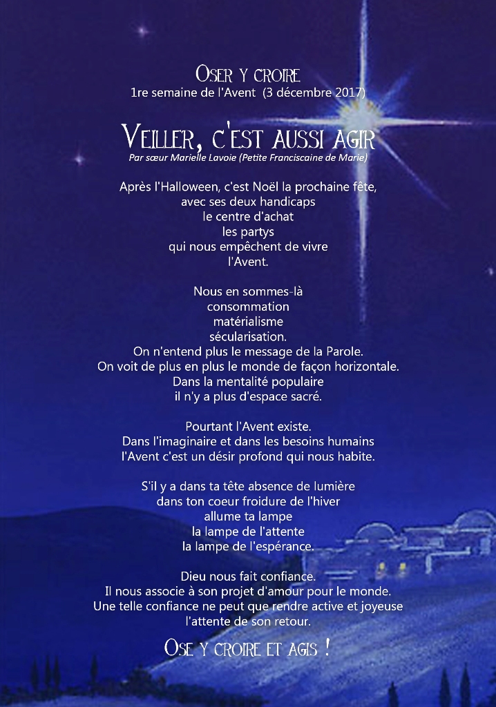 AVENT 1 (sr Marielle)