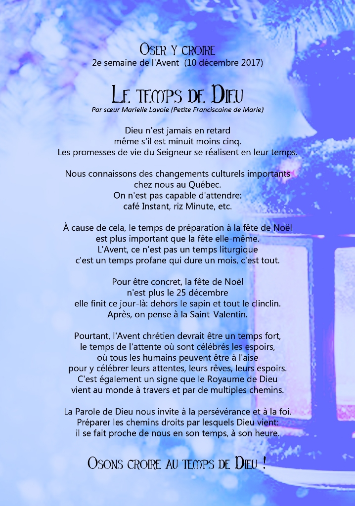AVENT 2 (sr Marielle)