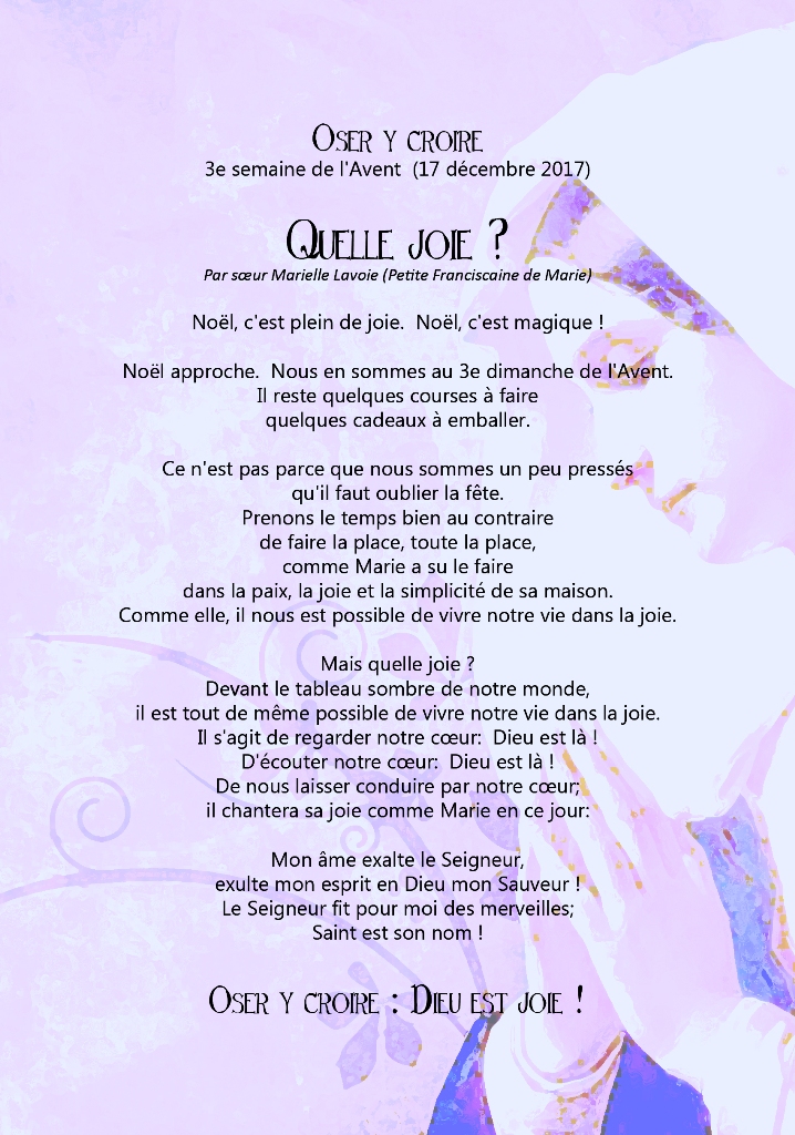 AVENT 3 (sr Marielle)