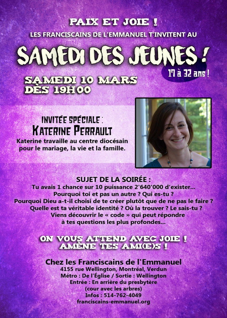 Samedi des Jeunes mars 2018