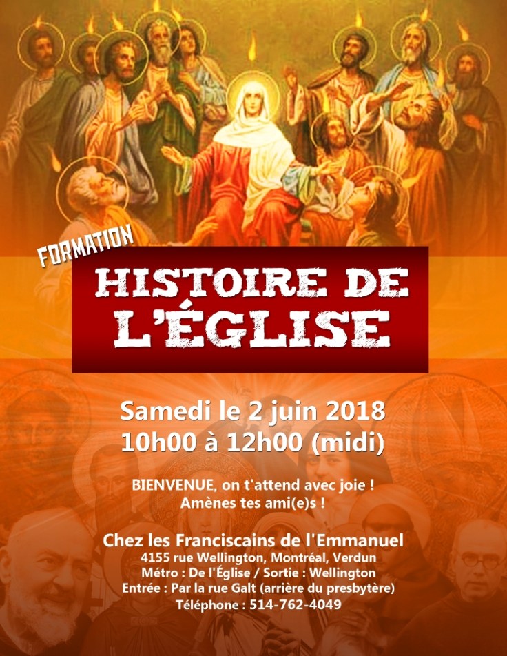Affiche Hist de l'Eglise 2 juin 2018