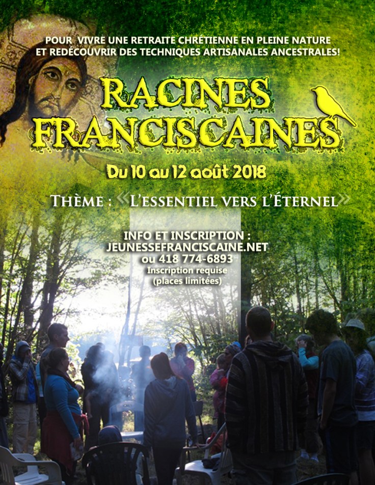 RACINES FRANCISCAINES AFFICHE 2018