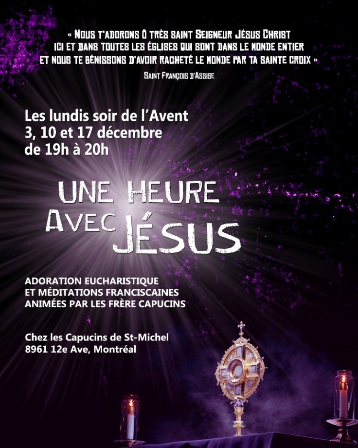 Une heure d'Adoration Avent 2018