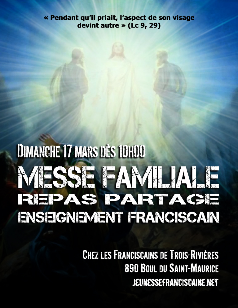 Affiche Messe Familiale à TR mars 2019