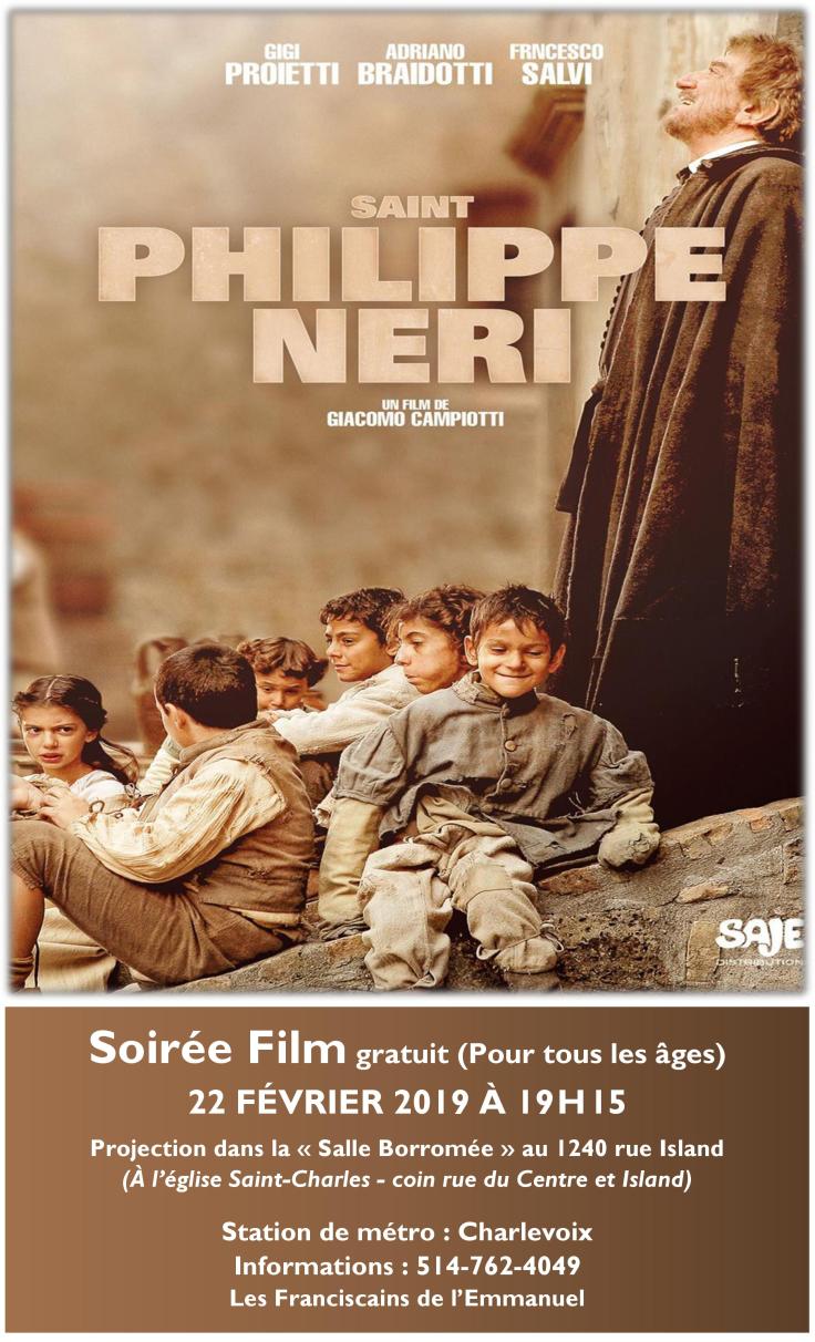 Projection du film « Saint Phillipe Neri »