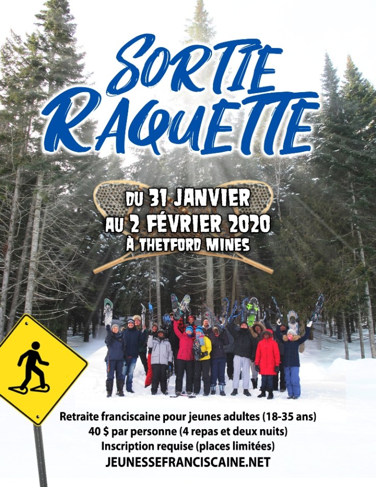 AFFICHE SORTIE RAQUETTE 2020