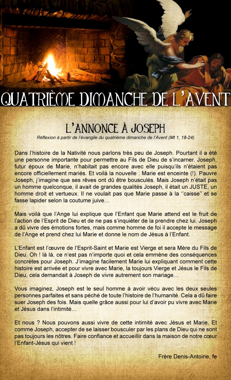 4e dimanche Avent 2019