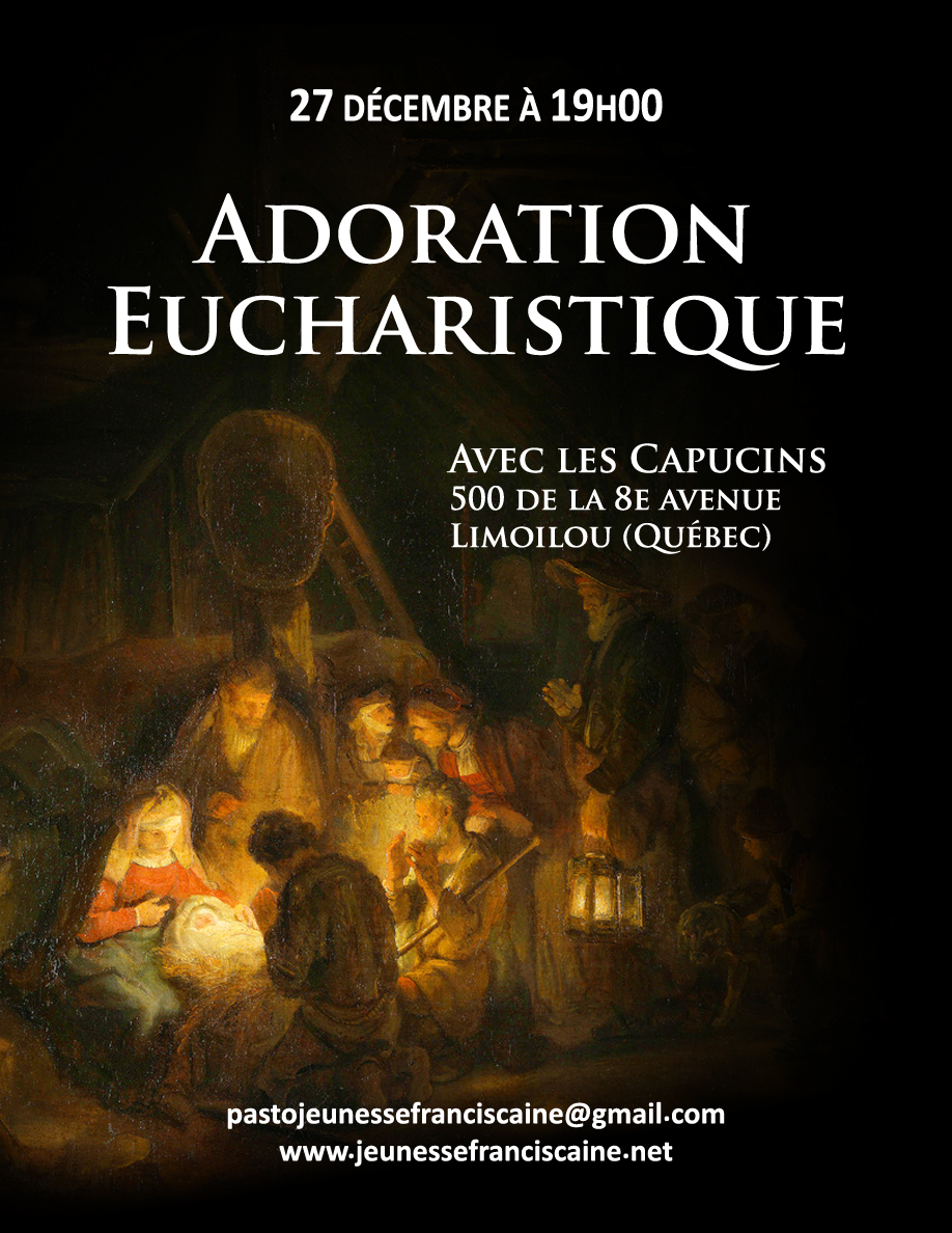 Affiche adoration eucharistique