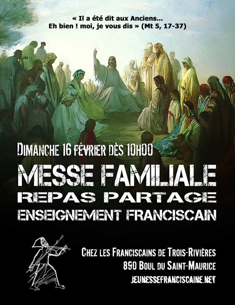 Affiche Messe Familiale à TR février 2020